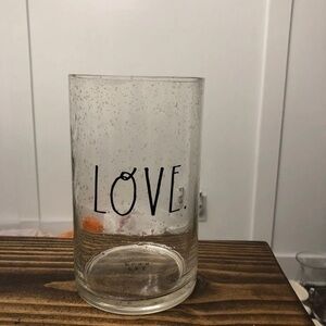 Rae Dunn Glass Vase